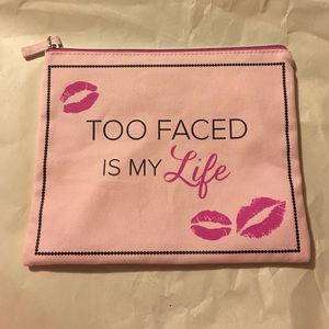 Too faced makeup bag
