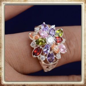 925 SS Topaz Ring 7.5