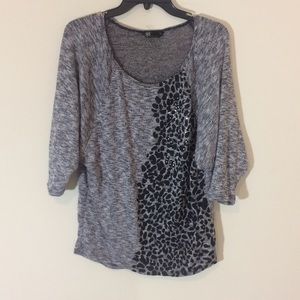 Animal print top
