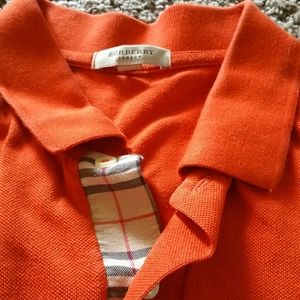 Burberry Orange Polo
