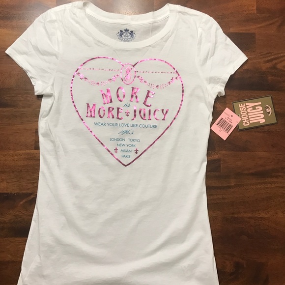 White juicy t shirt