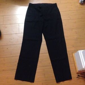 Men's black dress pants