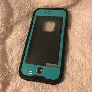 iPhone 6 Black/Turquoise Life Proof Case