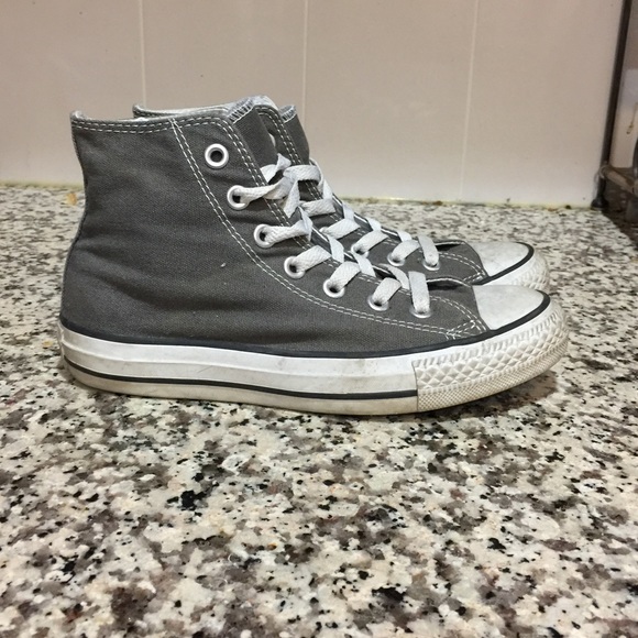 Gray Converse All-Star High Tops