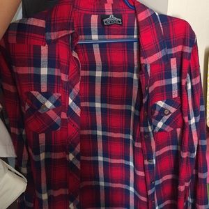 Long sleeve plaid