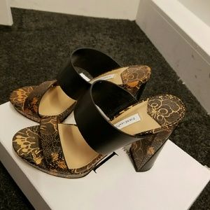 New DVF Platform Sandals