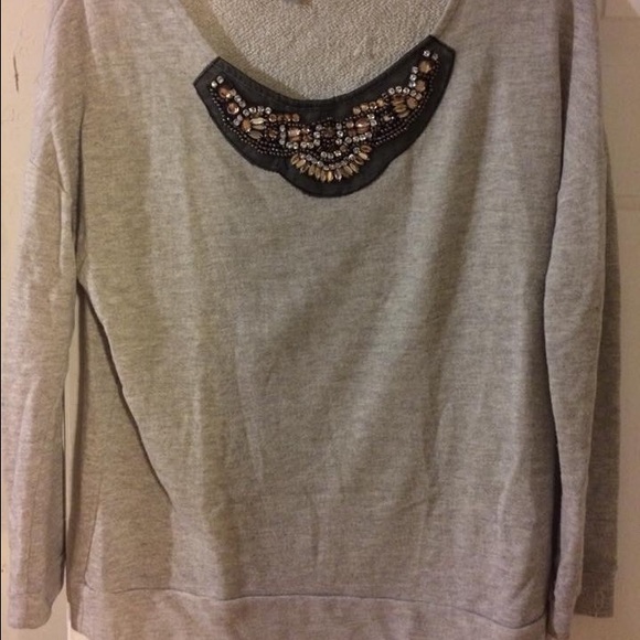 Charlotte Russe Jeweled Sweater