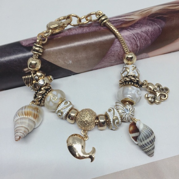 Jewelry - Silver Plated Murano Beads and Charms