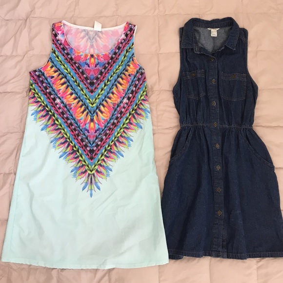 Forever 21 Jean Dress + Boutique Dress