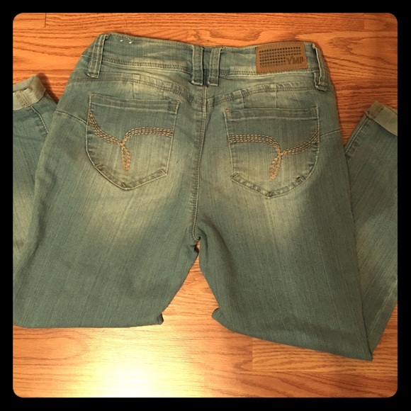 YMI jeans mid-calf cuffed size 5