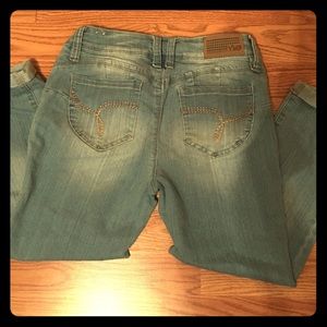 YMI jeans mid-calf cuffed size 5