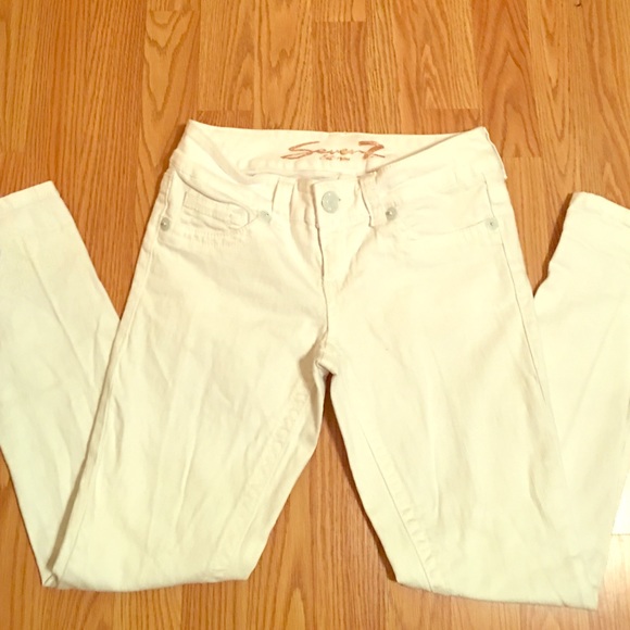SEVEN 7 white jeans size 2