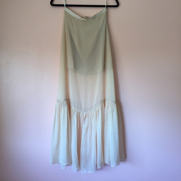 🍦HP🍦Keepsake Sheer Textured Flounce Maxi Skirt - Picture 2 of 4