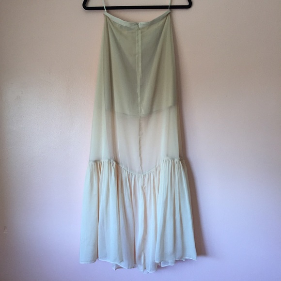 🍦HP🍦Keepsake Sheer Textured Flounce Maxi Skirt - Picture 3 of 4