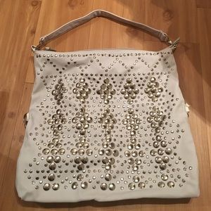 Studded Tote converts into Cross body