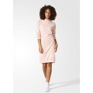 Adidas crew neck sweater dress