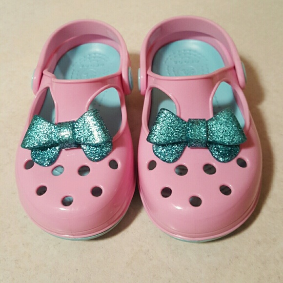 Kids Carlie Glitter Bow Mary Jane In Pink