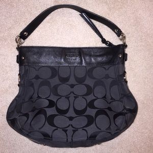 COACH Signature Black Bag