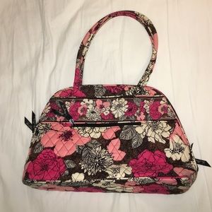 Vera Bradley Retired Bowler Bag in Mocha Rogue