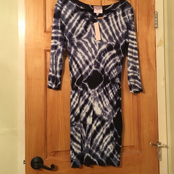 Tie dye Romeo & Juliet blue and white dress size M