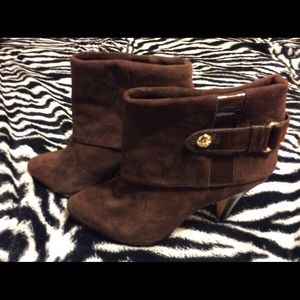 Antonio Melani gently used leather booties.