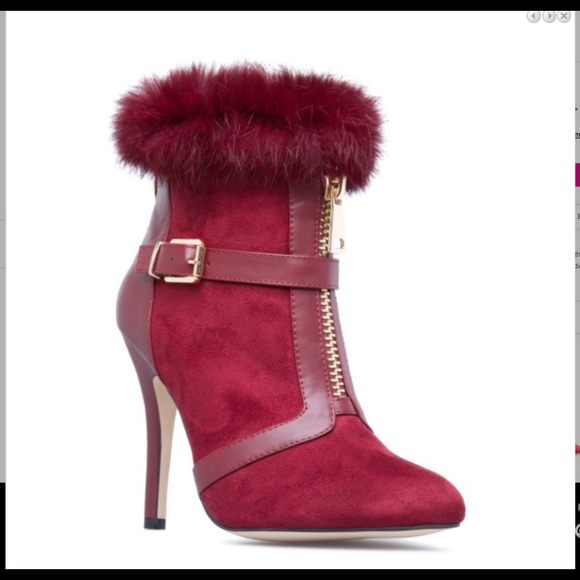 ❣️❣️ankle bootie,wine/maroon colour ❣️❣️ - Picture 4 of 4