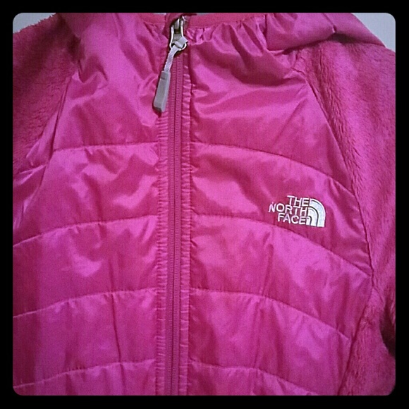 Girls North Face hooded Fleece Large 14-16