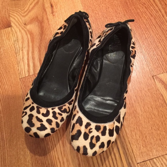 cole haan animal print flats
