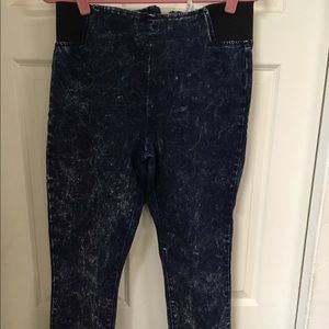 High Cut Skinny Jeans