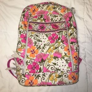 Vera Bradley laptop backpack in tea garden