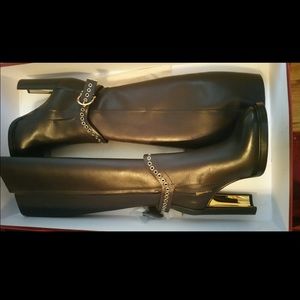 Salvatore Ferragamo Black Leather Boots
