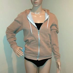 American Apparel hooded and zipped Sweatshirt