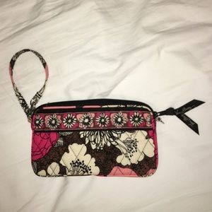 Vera Bradley Wristlet in Mocha Rogue