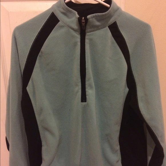 Teal fleece jacket