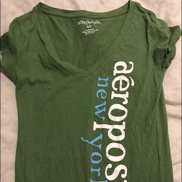 Olive Green Aeropostale shirt