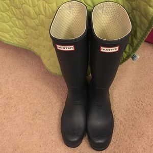 Navy blue Hunter Boots