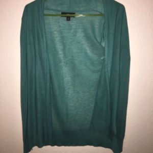Teal cardigan small