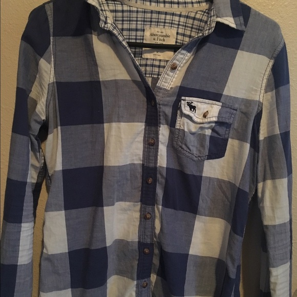 Abercrombie and Fitch plaid button up