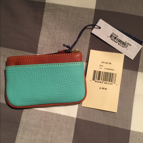 🚫SOLD on pp🚫D&B *Mint* pebbled leather sm coin - Picture 2 of 4