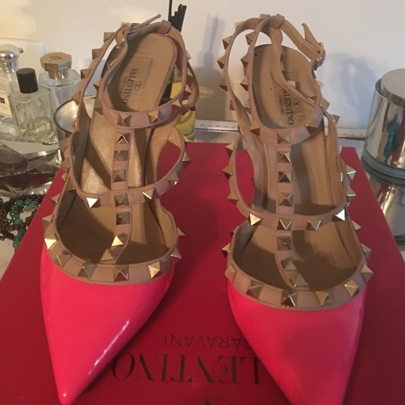 Valentino Rock stud slingback sandal - Picture 4 of 8