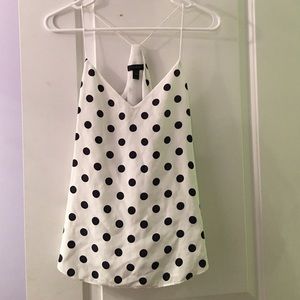 polka dot tank top
