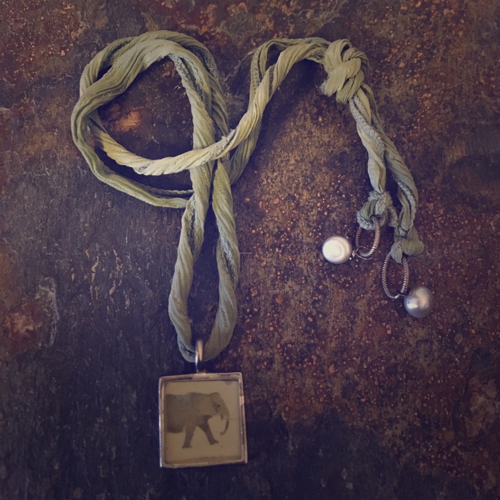 Vintage Elephant Necklace