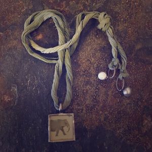 Vintage Elephant Necklace