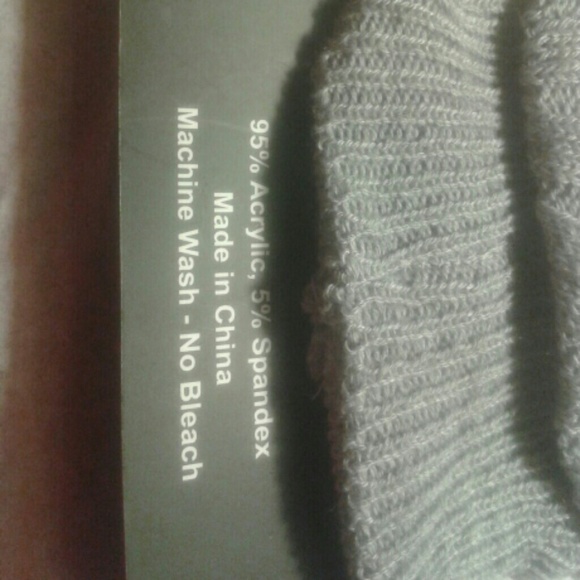 ☃️NWT Nicole Miler Leg Warmers Grey - Picture 4 of 4