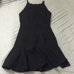 Strap black dress