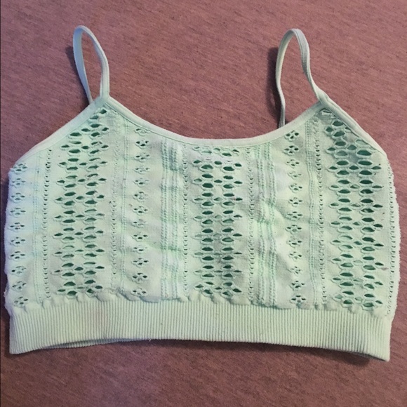 Mint Tilly's bandeau with straps