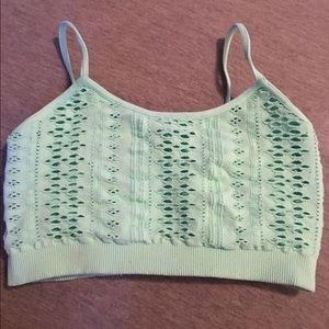 Mint Tilly's bandeau with straps