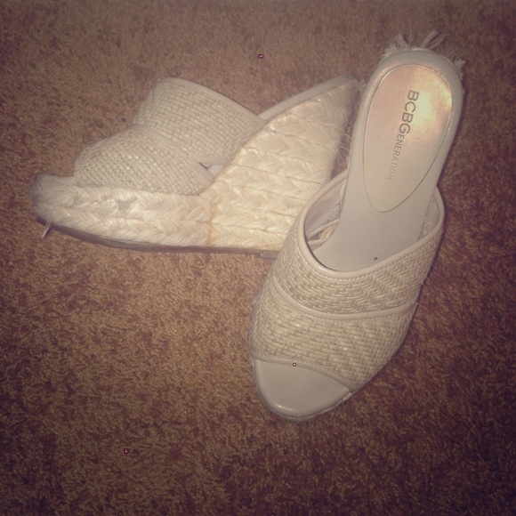 BCBG tall wedges