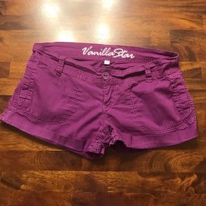 Purple shorts