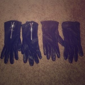 Leather gloves